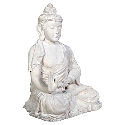 Design Toscano Medytacyjny Budda z posągu w ogrodzie Wielkiej Świątyni