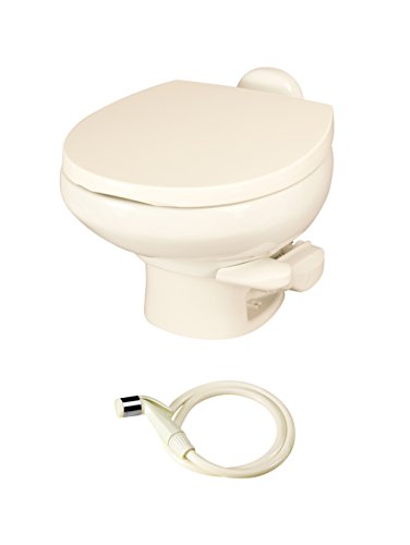 Thetford Toaleta do pojazdów kempingowych Aqua Magic Style II z funkcją oszczędzania wody / Niski profil / Bone - 42065