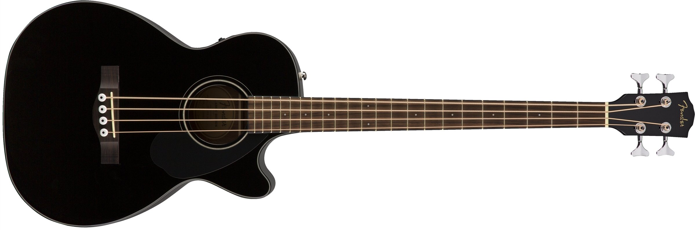 Fender Akustyczna gitara basowa CB-60SCE - czarna