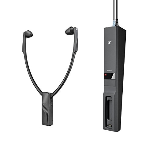 Sennheiser Consumer Audio Cyfrowe bezprzewodowe słuchawki RS 2000 do słuchania telewizji – czarne