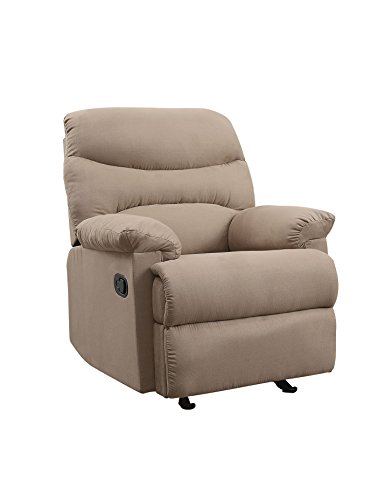 Acme Furniture Fotel ACME Arcadia - - Jasnobrązowa mikrofibra