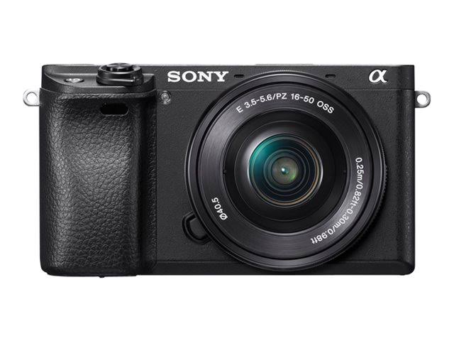 Sony Bezlusterkowy aparat cyfrowy Alpha a6300 z obiektywem 16–50 mm