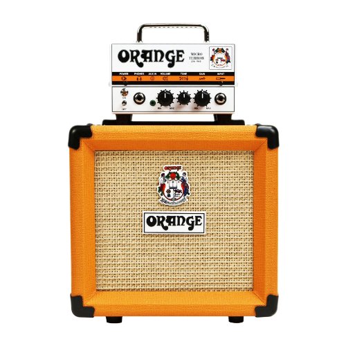 Orange Amps Micro Terror 20-watowy przedwzmacniacz lampowy Kompaktowy wzmacniacz lampowy z obudową gitarową i wiązką kabli (3 szt.)