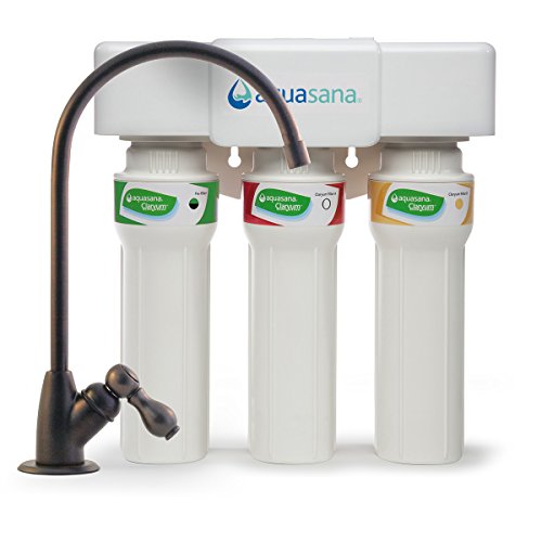 Aquasana 3-stopniowy system filtrów wody pod zlewem o m...