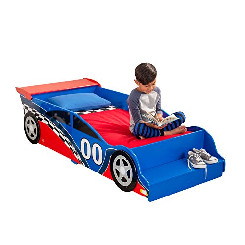 KidKraft Łóżko dla dziecka z samochodem wyścigowym