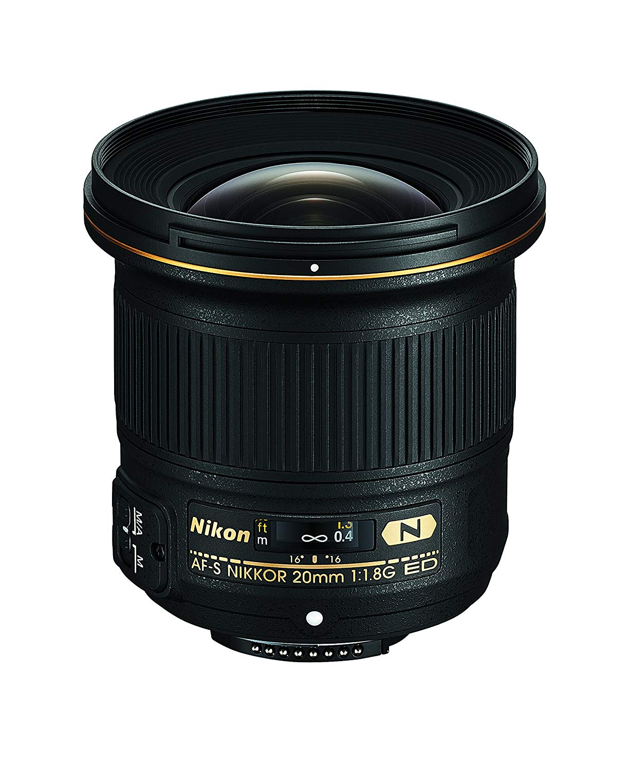 Nikon Obiektyw stałoogniskowy AF-S FX NIKKOR 20mm f/1.8G ED z funkcją automatycznego ustawiania ostrości do lustrzanek cyfrowych