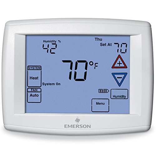 White-Rodgers Emerson 1F95-1291 7-dniowy termostat z ekranem dotykowym i kontrolą wilgotności