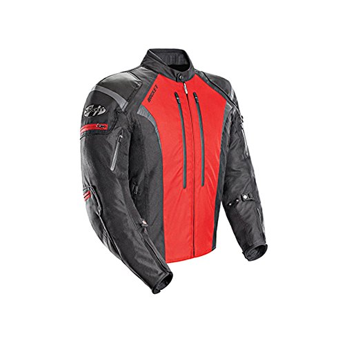 Joe Rocket Męska tekstylna kurtka motocyklowa szosowa Atomic 5.0 - czarna/czerwona / bardzo duża