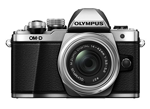 Olympus Bezlusterkowy aparat cyfrowy OM-D E-M10 Mark II z obiektywem 14–42 mm II R (srebrny)