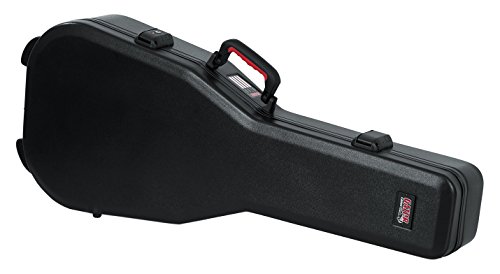 Gator Formowana walizka transportowa do gitar akustycznych w stylu klasycznym z zatrzaskiem blokującym zatwierdzonym przez TSA; (KLASA GTSA-GTR)