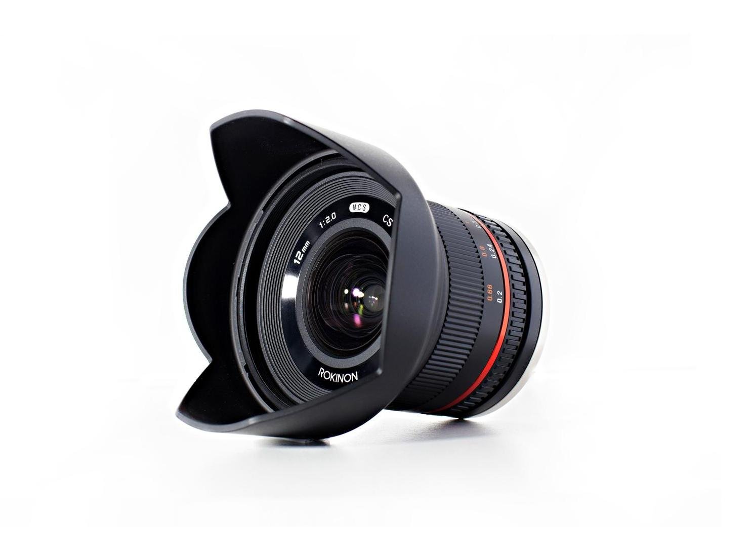 Rokinon Obiektyw ultraszerokokątny 12 mm F2.0 NCS CS Sony E-Mount (NEX) (czarny) (RK12M-E)