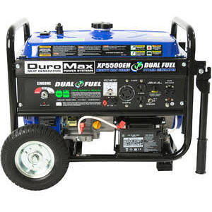 DuroMax XP5500EH Przenośny generator zasilany gazem/propanem na dwa paliwa