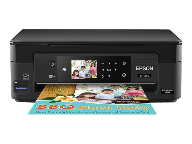 Epson Bezprzewodowa kolorowa drukarka fotograficzna Expression Home XP-440 ze skanerem i kopiarką