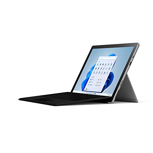 Microsoft - Surface Pro 7+ - Ekran dotykowy 12.3 - Intel Core i5 - 8 GB pamięci - 128 GB SSD z czarną klawiaturą (najnowszy model) - Platinum