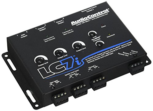AudioControl LC7i Black 6-kanałowy konwerter wyjścia liniowego z funkcją przywracania basu