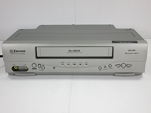 Emerson EWV404 4-głowicowy magnetowid kasetowy z wyświetlaczem programowania na ekranie
