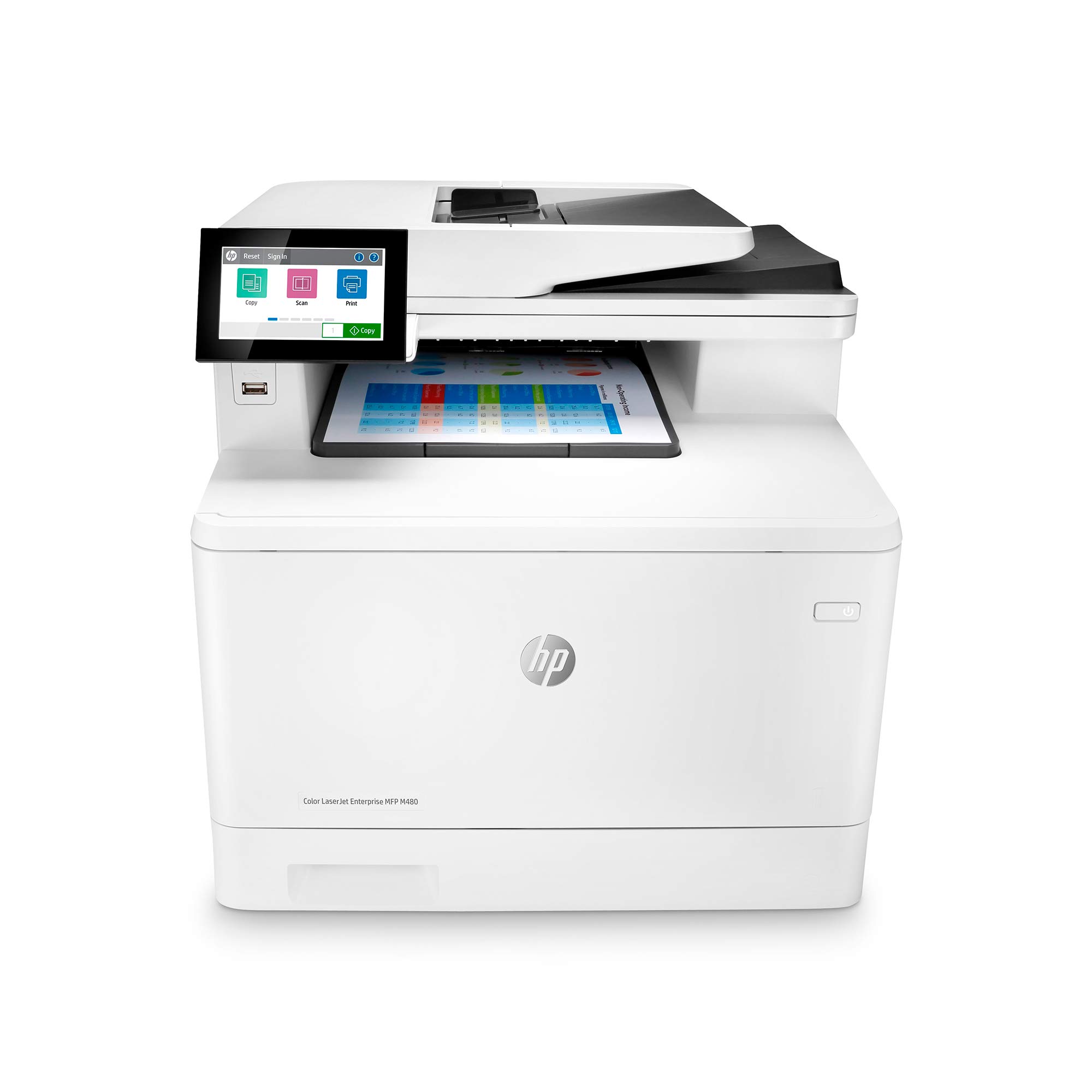 HP Wielofunkcyjna drukarka dwustronna Color Laserjet Enterprise M480f (3QA55A)