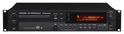 Tascam CD-RW900MKII Profesjonalna nagrywarka/odtwarzacz CD do montażu w stojaku