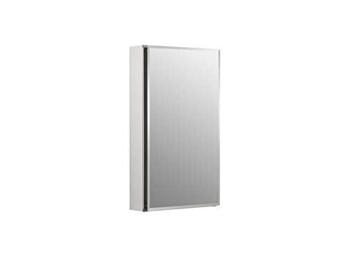 KOHLER K-CB-CLC1526FS Bezramowa aluminiowa szafka łazienkowa o wymiarach 15 cali x 26 cali; Montaż wnękowy lub powierzchniowy