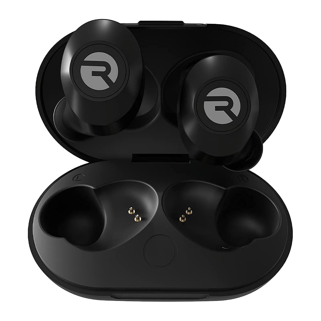  Raycon Bezprzewodowe słuchawki douszne Bluetooth na co dzień z mikrofonem — douszny zestaw słuchawkowy Bluetooth z dźwiękiem stereo Prawdziwe bezprzewodowe słuchawki douszne 32 godziny odtwarzania...