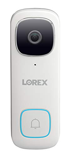  Lorex Zewnętrzna kamera bezpieczeństwa wideo 2K QHD Wi-Fi | Wykrywanie osób i widzenie w nocy w kolorze | Ultraszerokokątny obiektyw i dwukierunkowa rozmowa | Zawiera Karta MicroSD 32 GB [wymaga...