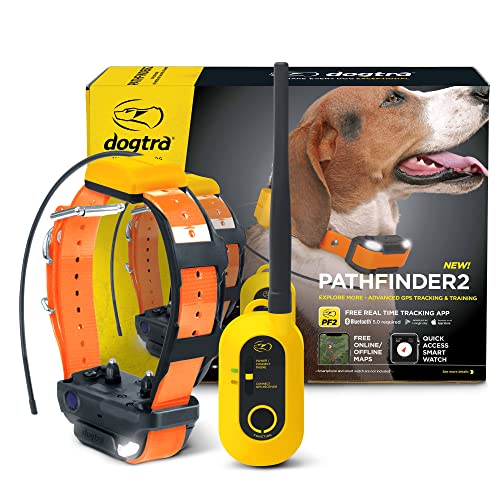  Dogtra Pathfinder 2 GPS Lokalizator psów e Obroża LED Światło Brak opłat miesięcznych Bezpłatna aplikacja Wodoodporna kontrola za pomocą smartwatcha Śledzenie w czasie rzeczywistym w oparciu...