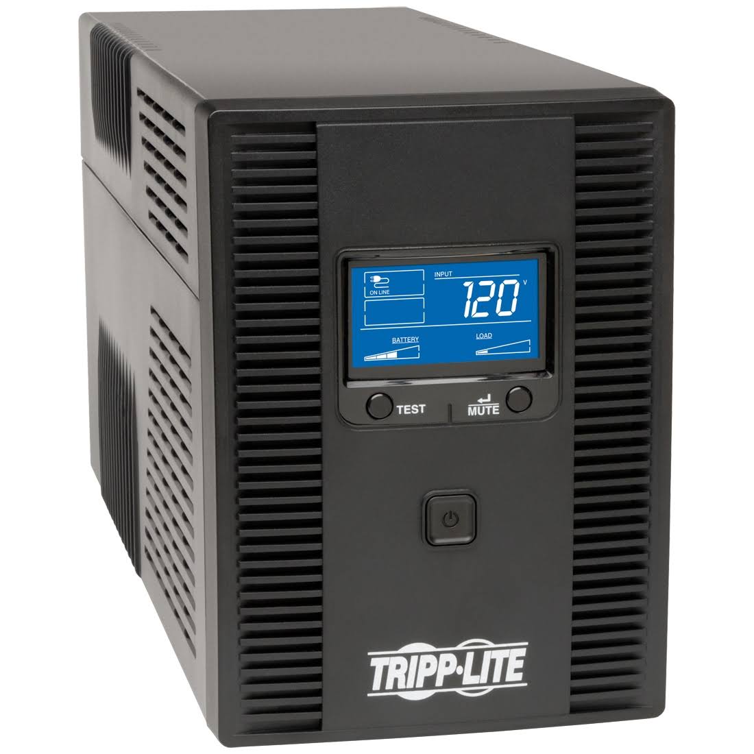 Tripp Lite UPS 1500VA Backup AVR Wyświetlacz LCD 10 gniazd 120V 810W Ochrona Tel i Coax USB (OMNI1500LCDT)