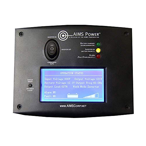 AIMS POWER Zdalny przełącznik REMOTELF z ekranem monitorującym LCD