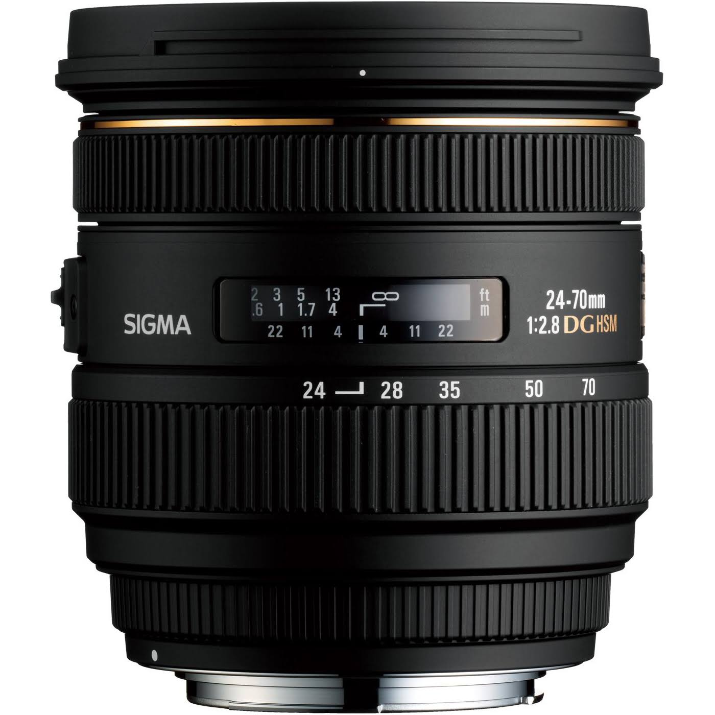 SIGMA Standardowy obiektyw zmiennoogniskowy 24-70 mm f/2.8 IF EX DG HSM AF do lustrzanek cyfrowych Canon