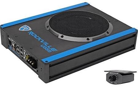 Rockville USS8 8' 700W Slim Subwoofer aktywny pod siedzeniem do samochodu/ciężarówki