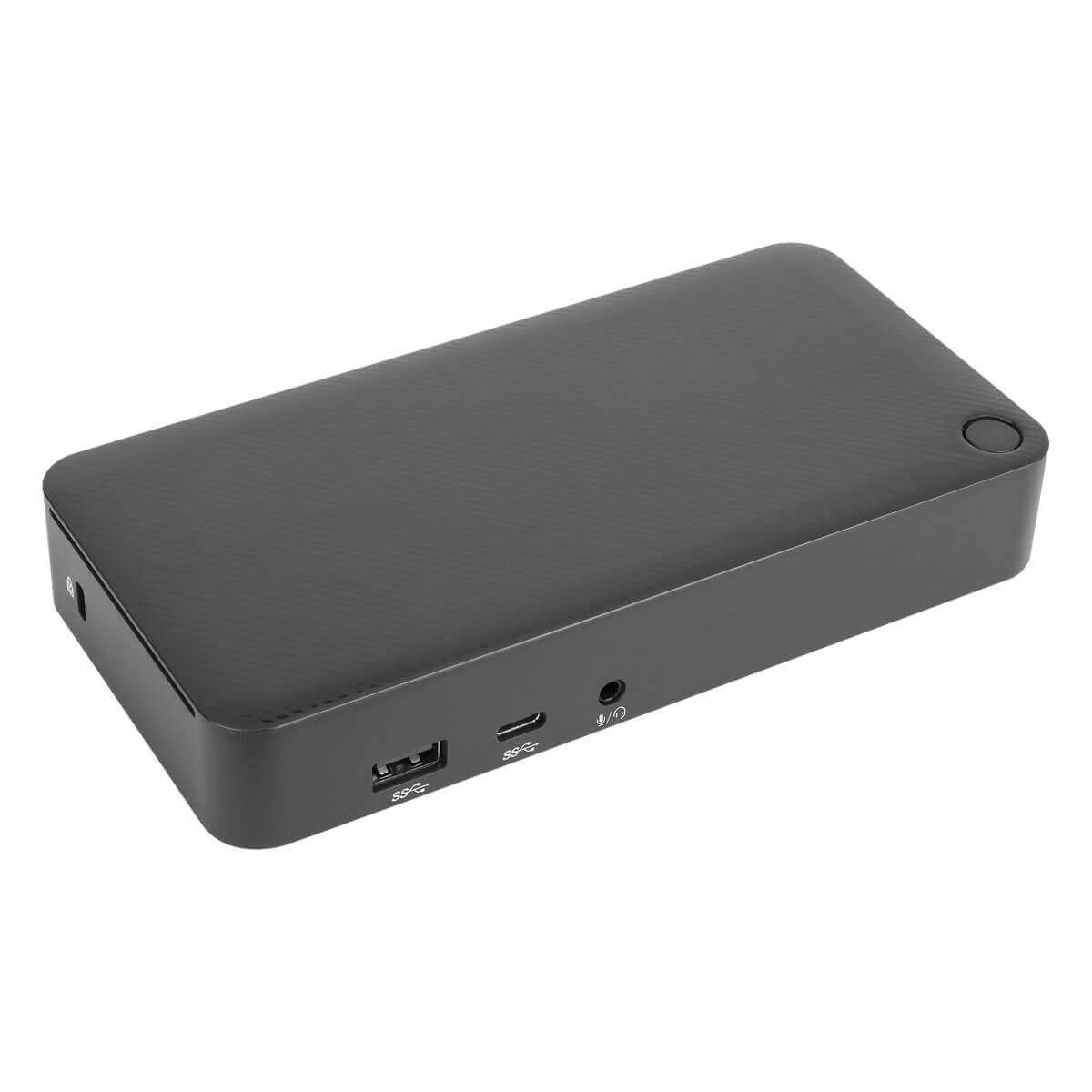 Targus Uniwersalna stacja dokująca USB-C DV4K z zasilaniem 65 W - do notebooka/monitora - 65 W - USB typu C - 4 x porty USB - Sieć (RJ-45) - HDMI - Thunderbolt - Przewodowa