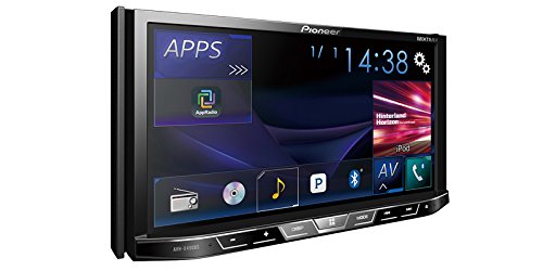 Pioneer AVH-X490BS Dwudinowy samochodowy odbiornik stereofoniczny Bluetooth do montażu w desce rozdzielczej DVD/CD/Am/FM z 7-calowym wyświetlaczem WVGA/Ready Sirius Xm-Ready