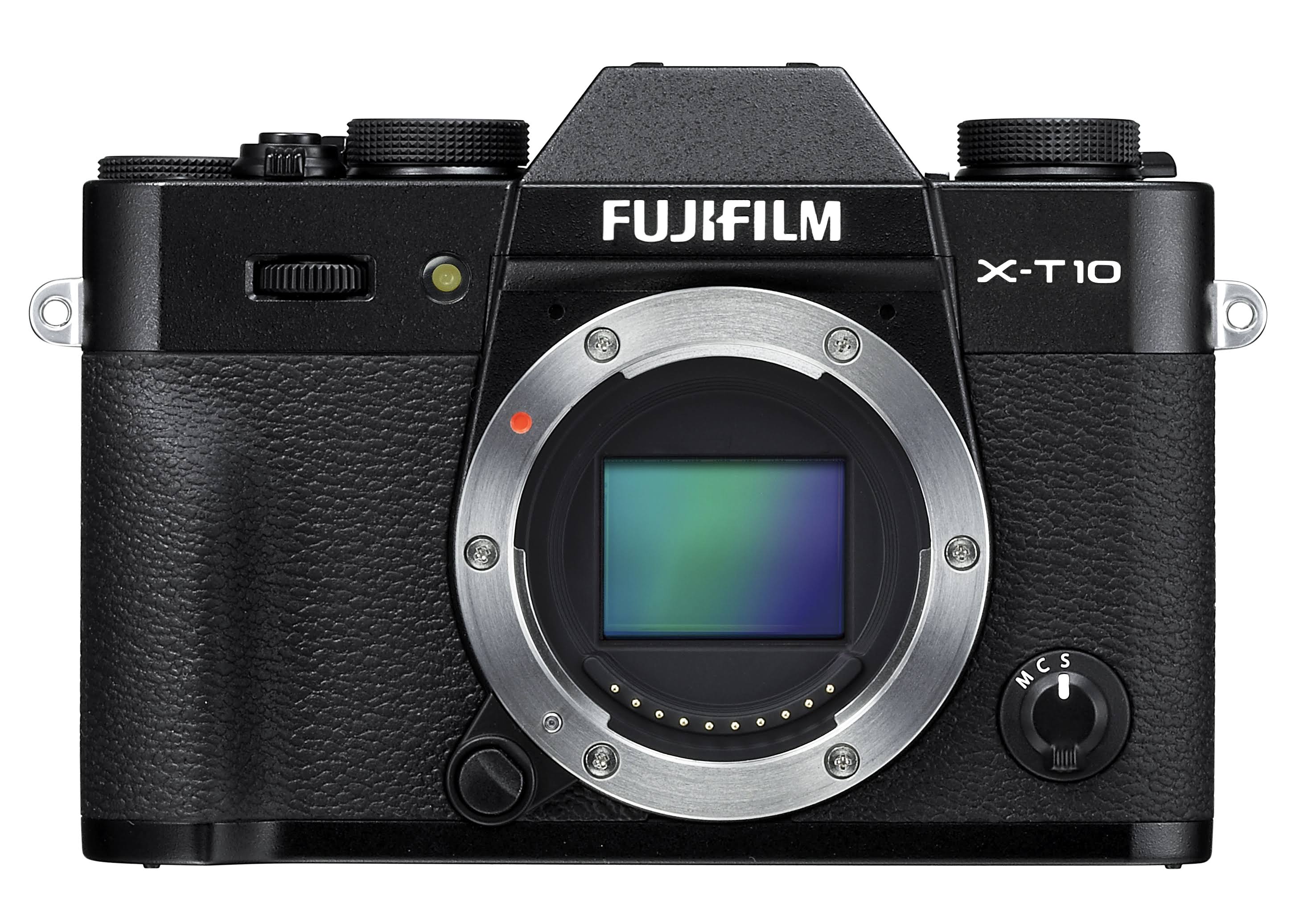 Fujifilm Czarny bezlusterkowy aparat cyfrowy  X-T10
