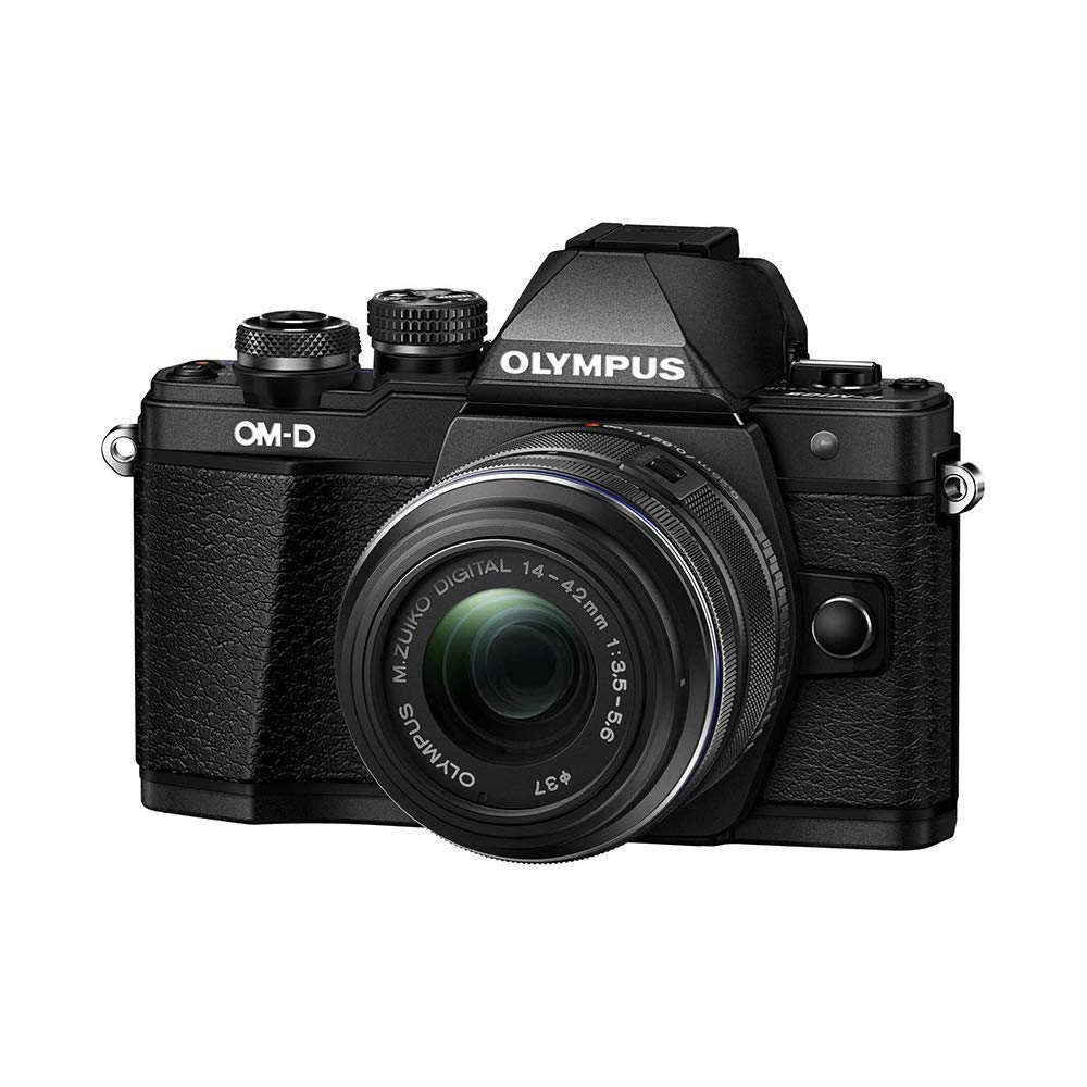 Olympus Bezlusterkowy aparat cyfrowy OM-D E-M10 Mark II z obiektywem 14–42 mm II R (czarny)
