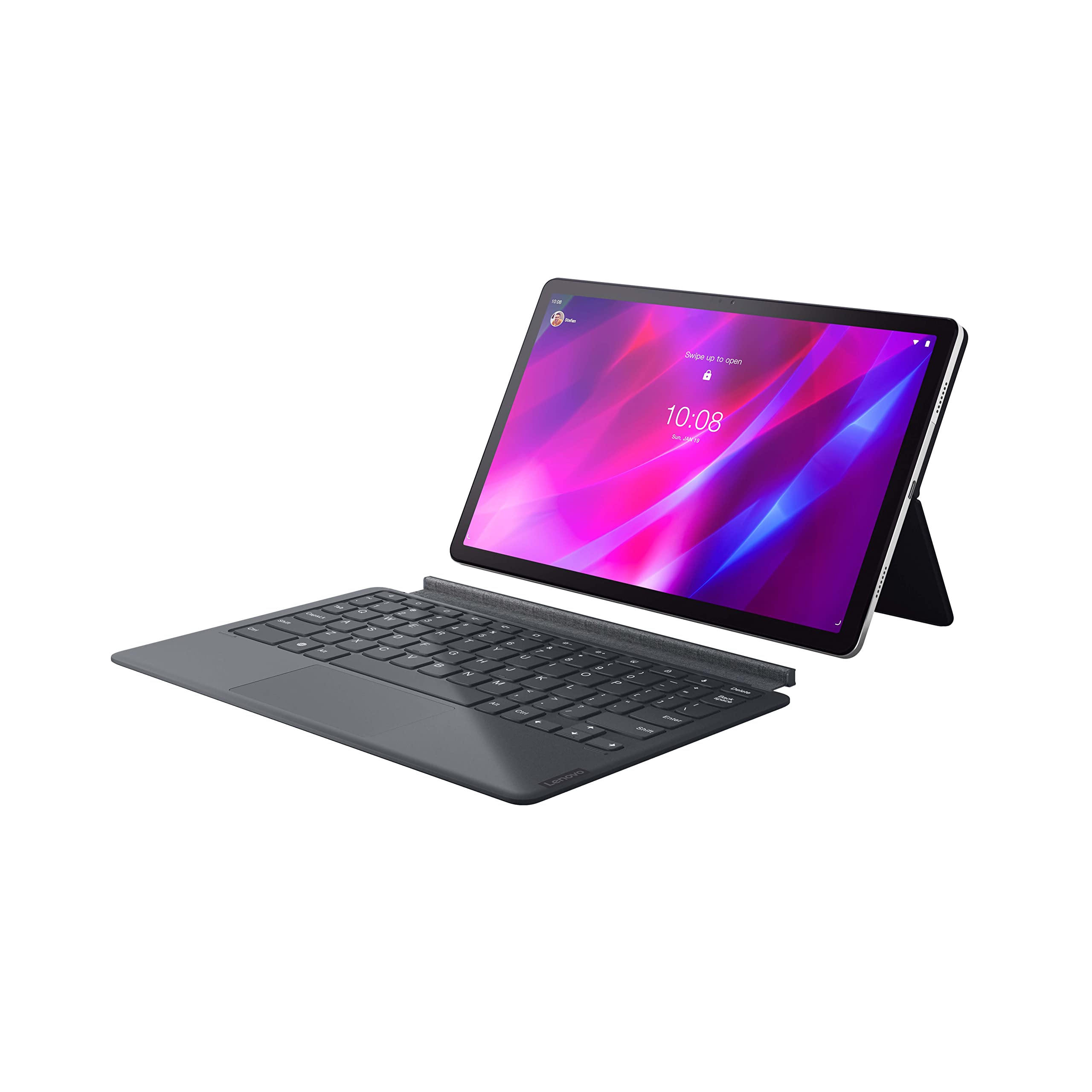  Lenovo - Tab P11 Plus - Tablet - 11-calowy wyświetlacz 2K - Procesor MediaTek Octa-Core - 4 GB pamięci - 128 GB pamięci - Dolby Atmos - Android 11 - Bluetooth i Wi-Fi - Długi czas pracy baterii -...