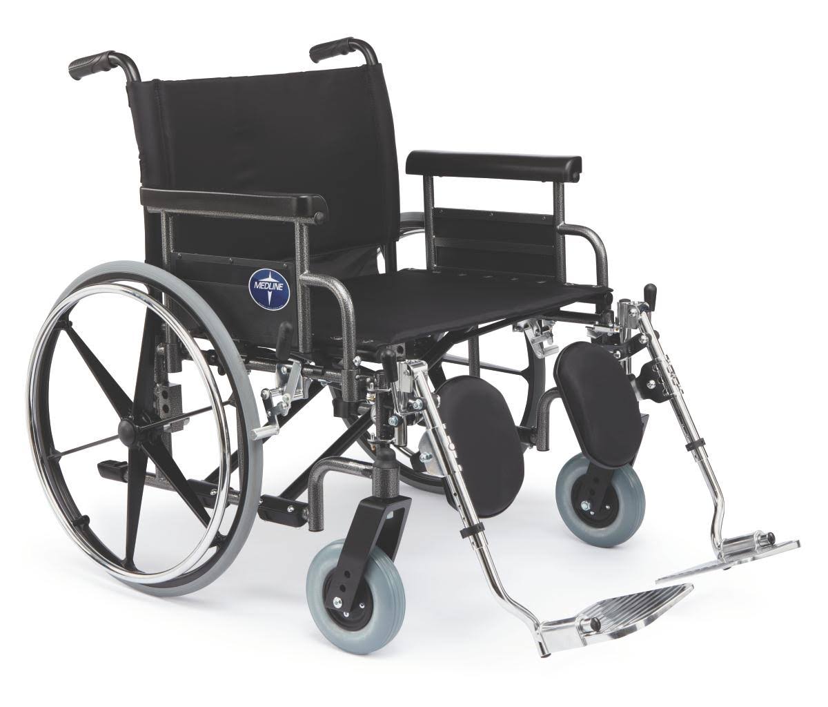 Medline MDS809650 – Bardzo szerokie wózki inwalidzkie Shuttle