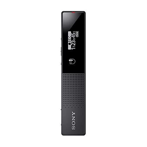 Sony ICD-TX660 Lekki i ultracienki dyktafon cyfrowy z możliwością nagrywania i wbudowaną pamięcią 16 GB