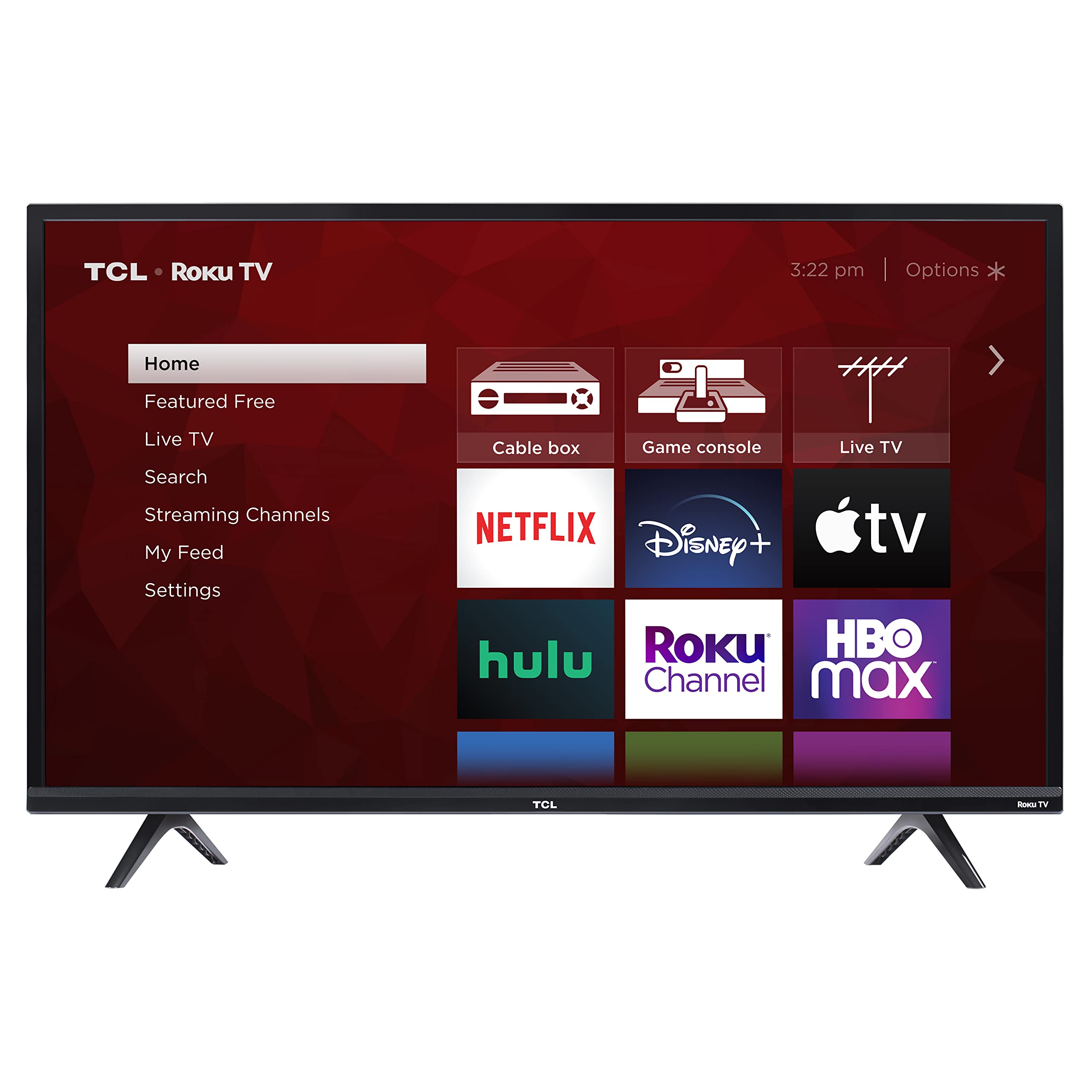 TCL 32-calowy telewizor LED Smart Roku klasy 3 HD 720p — 32S355