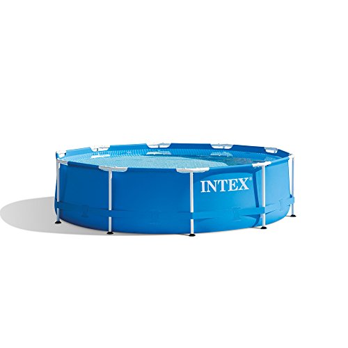 Intex Basen naziemny z pompą filtrującą Metalowa rama 10' x 30'