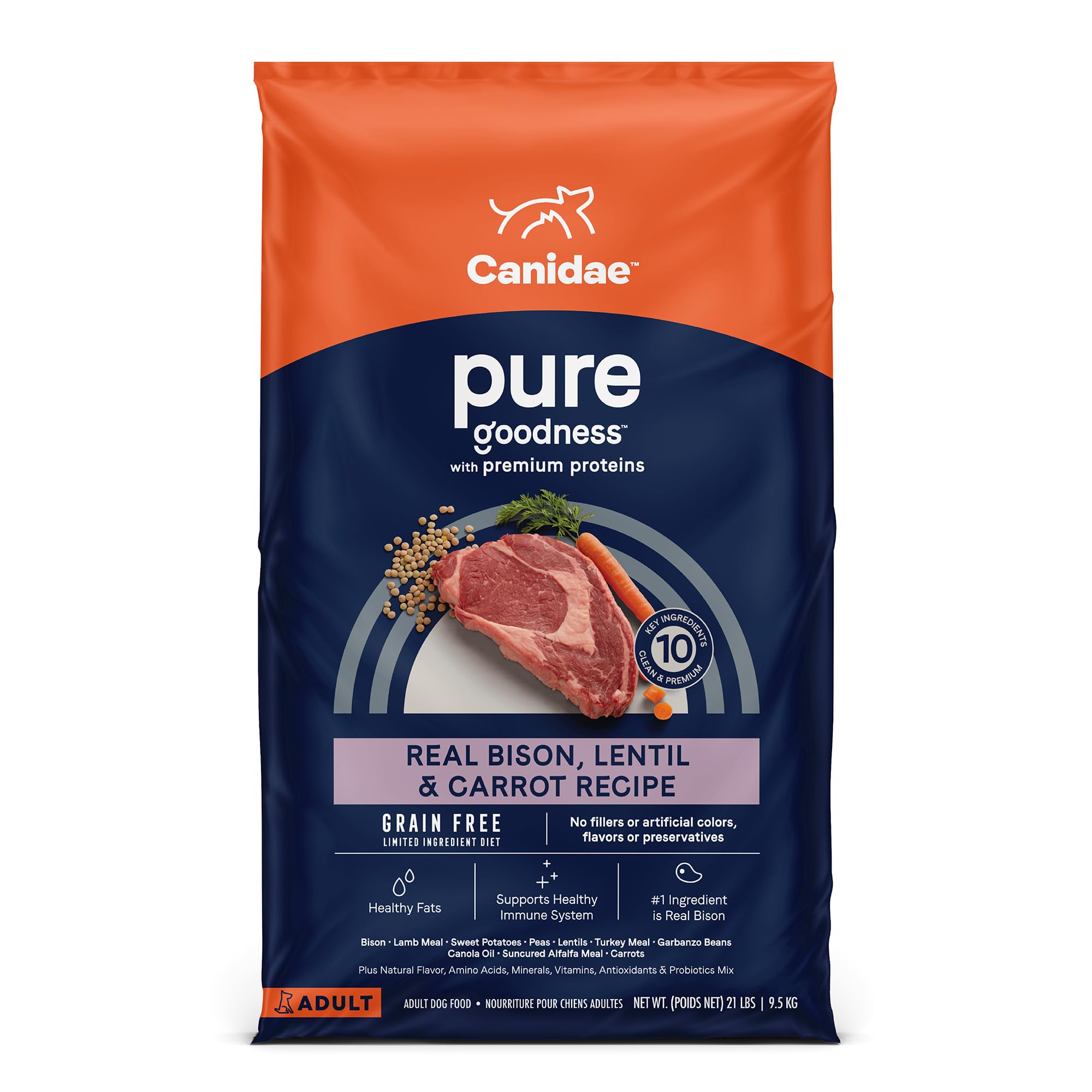 Canidae Pure Limited Ingredient Premium Adult Dry Dog F...