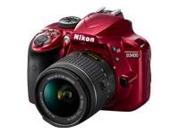 Nikon D3400 z AF-P DX NIKKOR 18-55mm f/3.5-5.6G VR i AF-P DX NIKKOR 70-300mm f/4.5-6.3G ED (czerwony)