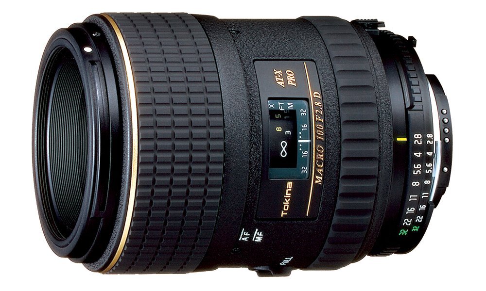 Tokina Obiektyw makro AT-X 100 mm f/2.8 PRO D do aparatów cyfrowych i aparatów filmowych Nikon z automatyczną regulacją ostrości – stały