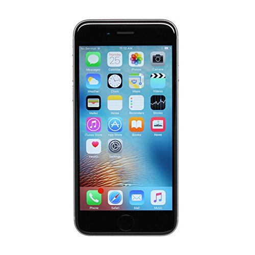 Apple Computer Apple iPhone 6s 32 GB Odblokowany smartfon GSM 4G LTE z aparatem 12 MP – gwiezdna szarość