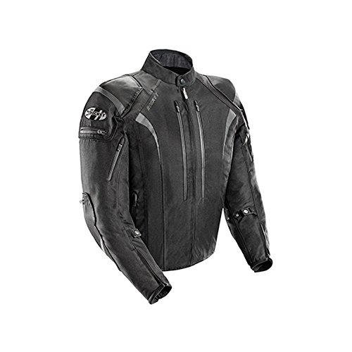 Joe Rocket Męska tekstylna kurtka motocyklowa szosowa Atomic 5.0 - czarna/czarna / 5X duża