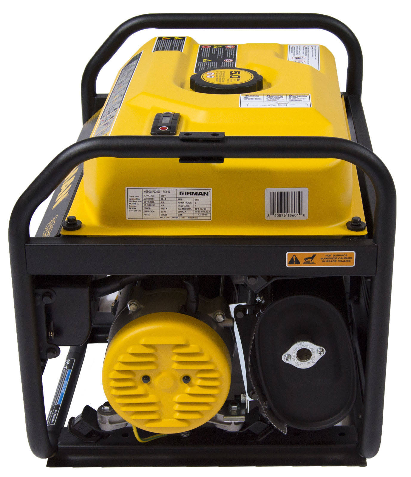 Firman P03607 Przenośny generator zasilany gazem o mocy 4550/3650 W i wydłużonym czasie pracy