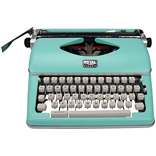 Royal 79101t Klasyczna ręczna maszyna do pisania (miętowa zieleń)