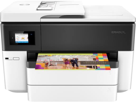 HP Wielkoformatowa drukarka wielofunkcyjna  OfficeJet Pro 7740 z funkcją drukowania bezprzewodowego i mobilnego (G5J38A)
