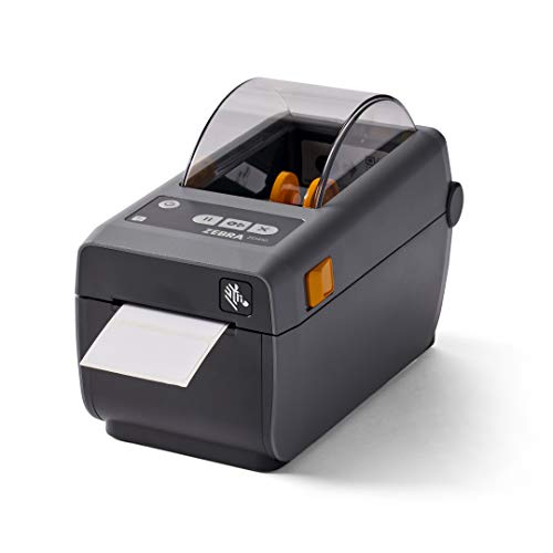 Zebra ZD410 Bezpośrednia termiczna drukarka biurkowa Szerokość druku 2 cale Łączność USB Ethernet ZD41022-D01E00EZ