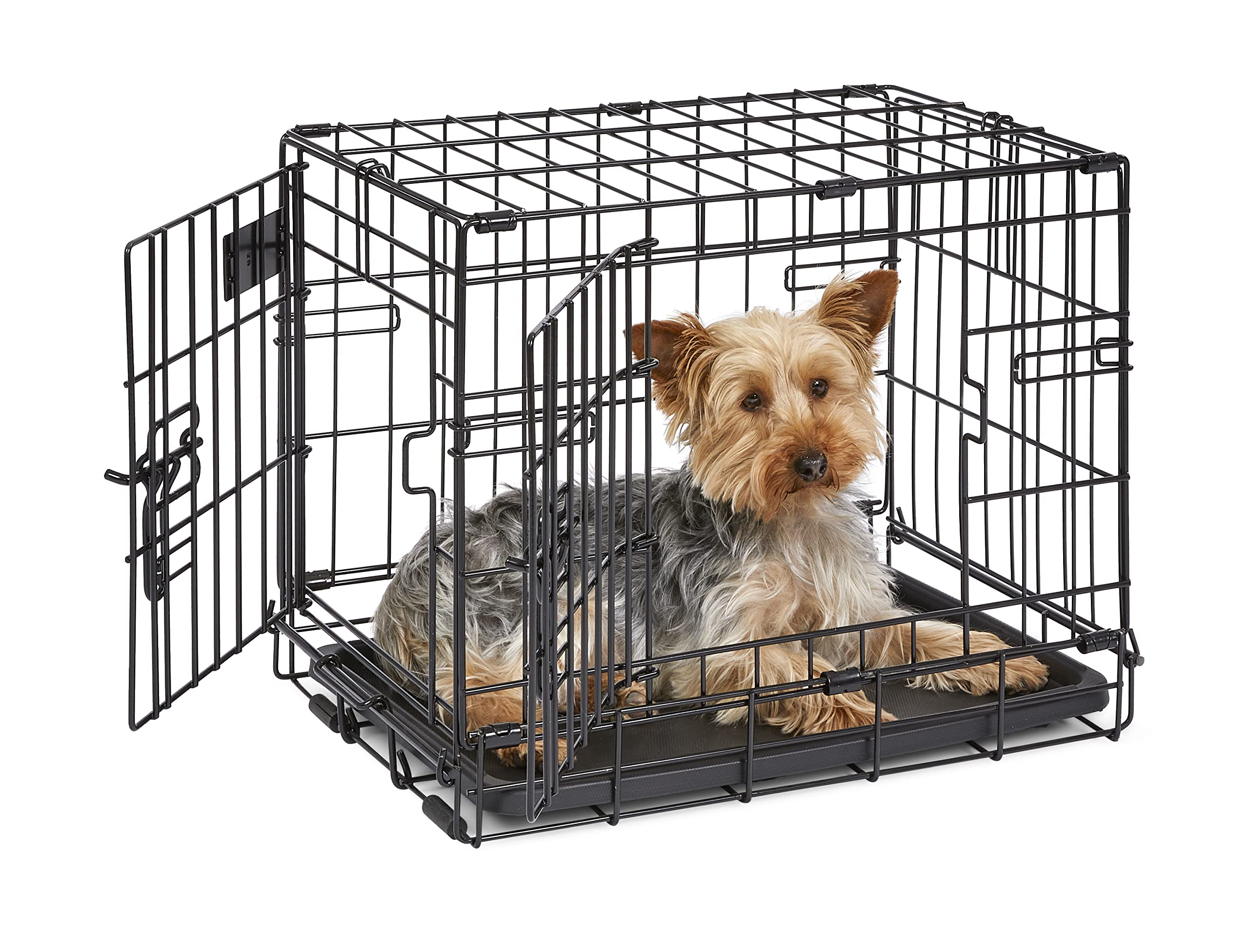 MidWest Homes for Pets Nowo ulepszona klatka dla psa iCrate z pojedynczymi i podwójnymi drzwiami