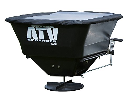 Buyers Products ATVS100 Uniwersalny rozsiewacz ATV 100 funtów. Pojemność z osłoną przeciwdeszczową